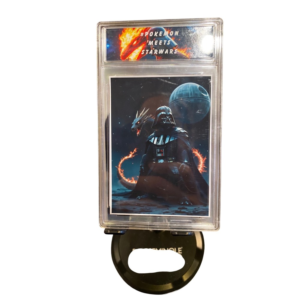 Pokémon Meets Star Wars Darth Vader Charizard Death Star Case Fan Art‎